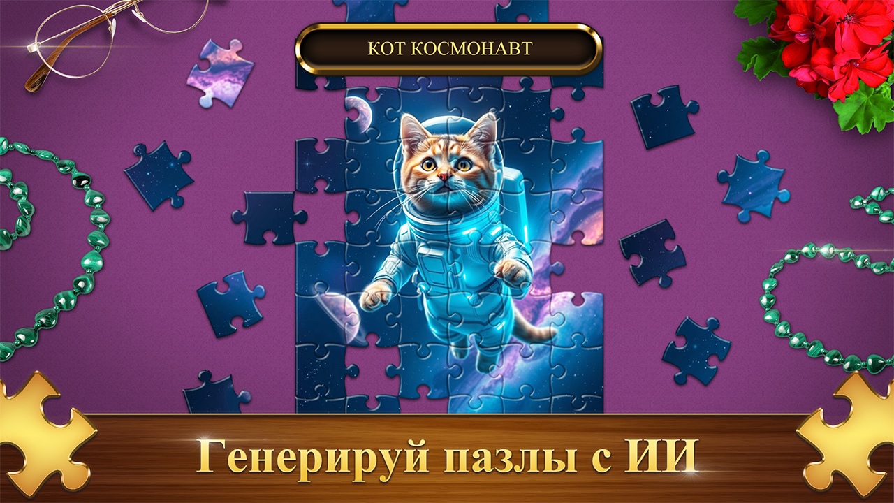 Генерируй пазлы с искусственным интеллектом